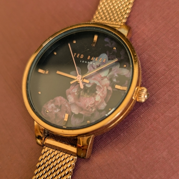 Ted Baker Kate Floral Watch Rose Gold - Picture 5 of 13